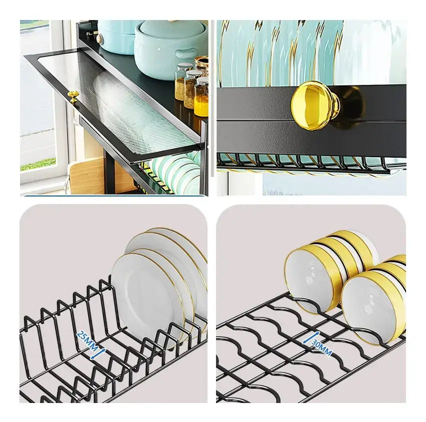Escurridor de Platos Doble Cajonera 65 cm | Orden y Estilo para tu Cocina