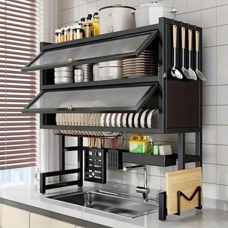 Escurridor de Platos Doble Cajonera 65 cm | Orden y Estilo para tu Cocina